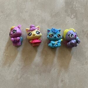 Hatchimals Alive! Neon Rainbow CollEGGtibles Mini Figures Pet Figurines Set